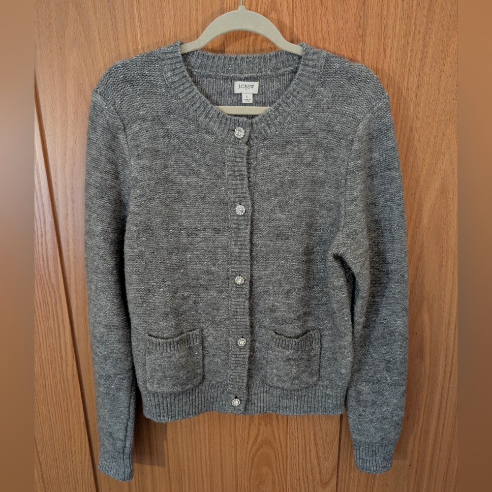 J. Crew Gray Women's Cardigan Sweater